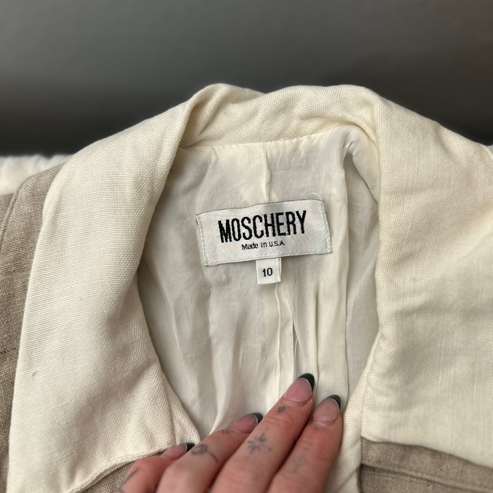 Moschery linen blazer - Picture 3 of 7